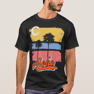 Hawaii Aloha Hibiscus Hawaiian Partij T-shirt