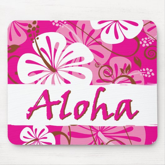 Hawaii Aloha Mousepad Muismat (Voorkant)