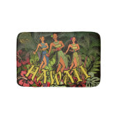 Hawaii Aloha Palm Hula Art Design Badmat (Voorkant)