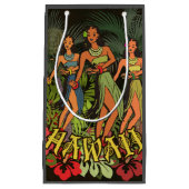 Hawaii Aloha Palm Hula Art Design Klein Cadeauzakje (Voorkant)