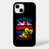 HAWAII ALOHA STATE FLAG Case-Mate iPhone CASE (Achterkant)