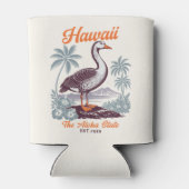 Hawaii Aloha State Wild Goose Design Blikjeskoeler (Achterkant)
