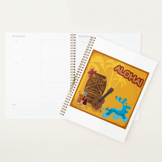 Hawaii Aloha Tiki Bar Retro Luau Party (Devant avec enveloppe)