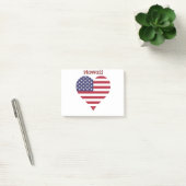Hawaii American Flag Heart Post-it® Notes (Kantoor)