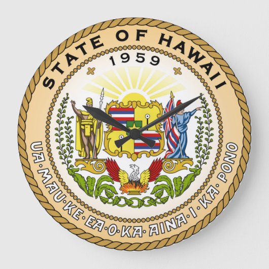 Hawaii: Amerikaanse vlag Grote Klok (Voorkant)