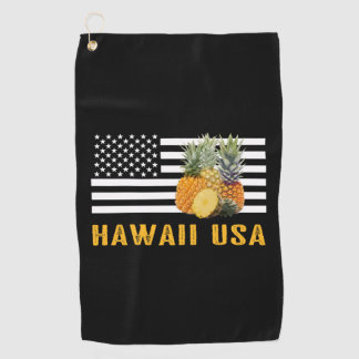 Hawaii, ananassen golfhanddoek