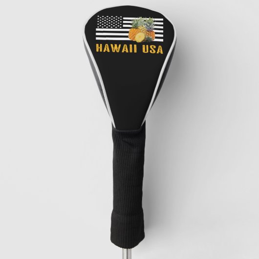 Hawaii, ananassen golfheadcover (Voorkant)