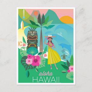 Hawaii Ansichtkaart Briefkaart