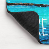 Hawaii Beach Blue Ocean Green Palm Trees Relax Muismat (Hoek)