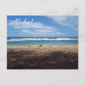 Hawaii Beach Briefkaart (Voorkant)