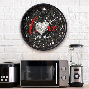 Hawaii Beach Coral Heart Foto Hou van je meer Quot Grote Klok