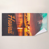 Hawaii Beach Hawaiian Islands Badhanddoek (Badhanddoek)