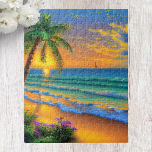Hawaii Beach Scenery Jigsaw Puzzel