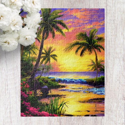 Hawaii Beach Scenery Jigsaw Puzzel