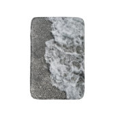 Hawaii Beach Surf Black Sand Ocean Sea Foam Kona Badmat (Voorkant Verticaal)