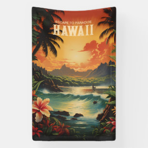  Hawaii Beach Travel Art Spandoek