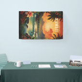  Hawaii Beach Travel Art Spandoek (Beurs)