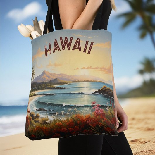 Hawaii Beach Tropical Paradise Painting Draagtas