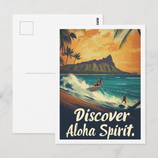 Hawaii Beroemde Reisplaats Briefkaart (Voorkant / Achterkant)