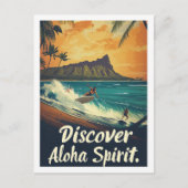 Hawaii Beroemde Reisplaats Briefkaart (Voorkant)