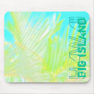 Hawaii Big Island Palm waterverf Mousepad Muismat