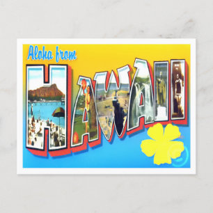 Hawaii  Big Letters Briefkaart