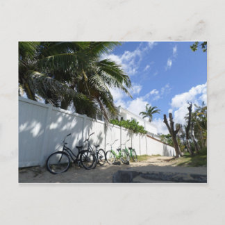 Hawaii Bikes geparkeerd op Lanikai Beach Briefkaart
