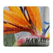 Hawaii Bird of Paradise Plant Flower Snijplank (Voorkant)