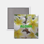 hawaii bloemen1, ALOHA Magneet (Voorkant / Achterkant)