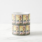  Hawaii Bloemenmeisje Poster Magische Mok (Center)