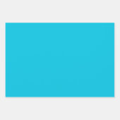 Hawaii Blue effen kleur Inpakpapier Vel (Voorkant 3)