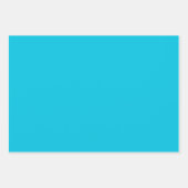 Hawaii Blue effen kleur Inpakpapier Vel (Voorkant)