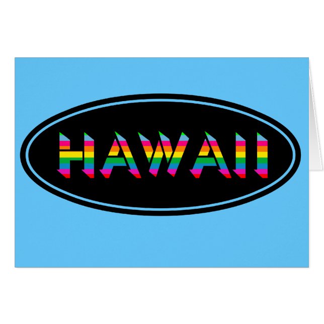 Hawaii Blue Fun (Voorkant Horizontaal)
