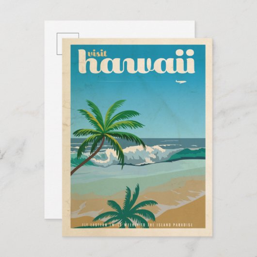 Hawaii Briefkaart (Voorkant / Achterkant)