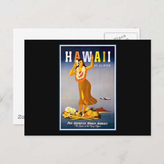 Hawaii Briefkaart (Voorkant / Achterkant)