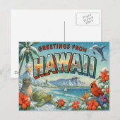 HAWAII-Briefkaart Briefkaart (Voorkant / Achterkant)