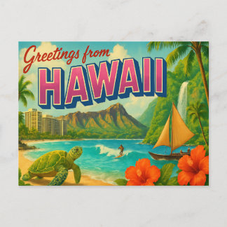HAWAII-Briefkaart Briefkaart