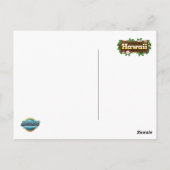 Hawaii Briefkaart - Hula Dancer (Achterkant)