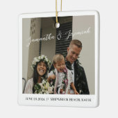 Hawaii bruiloft kerst ornament (Links)