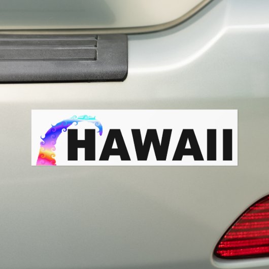 Hawaii Bumpersticker (Op auto)