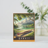 Hawaii | Carte postale État hyper-réaliste (Debout devant)