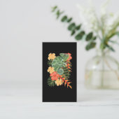 Hawaii Chameleon Flower Reptile Visitekaartje (Staand voorkant)