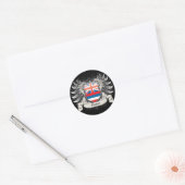 Hawaii Crest Ronde Sticker (Envelop)