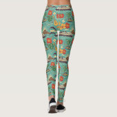 Hawaii Cruise Tropical Island Ship Design Leggings (Achterkant)