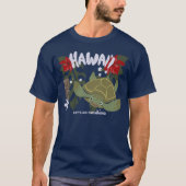 Hawaii Cute Tropical Sea Turtle T-shirt (Voorkant)