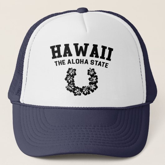 Hawaii de staat Aloha Trucker Pet (Voorkant)