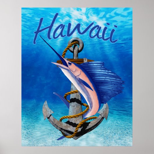 Hawaii Deep Zee Gevist Poster (Voorkant)