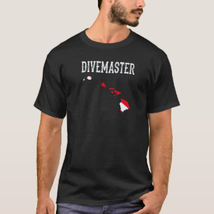 Hawaii Divemaster Duik Instructeur Duiken Vlag T-shirt