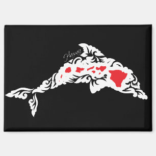 Hawaii Dolphin Islands Magneet