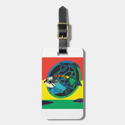 Hawaii-eilanden Bagagelabel (Voorkant verticaal)